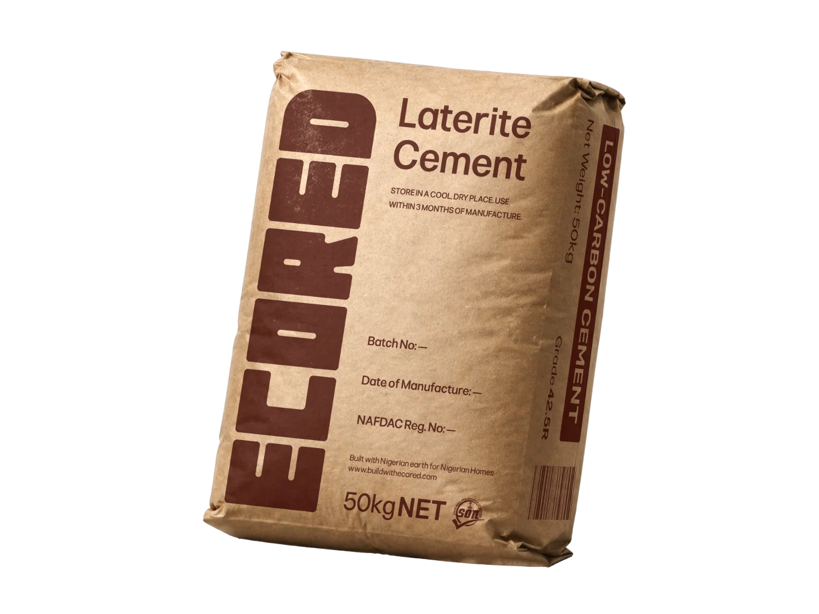 EcoRed Laterite Cement 50kg bag
